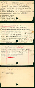 Ada M. Pendleton's Nurse Corps Index Cards