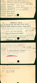 Ada M. Pendleton's Nurse Corps Index Cards