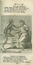 Death dances with a moneylender