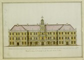The BL Kingâ€™s Topographical Collection: "FacÌ§ade du Chateau de Neustrelitz du coteÌ de la cour vis a vis du Parc."