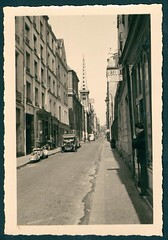 Parisian street scene, 1955