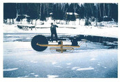 George Perry Cutting Ice - circa 1960