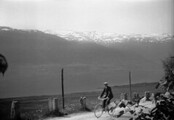 Cyclist in Voss, Norway