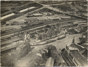 Valenciennes railway station, 1918