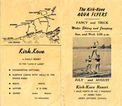 Kirk Kove Aqua Flyers Ski Show circa 1960