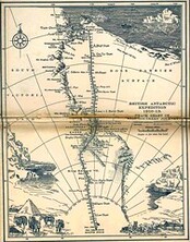 Scott's last expedition map, 1923
