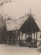 The summer house in winter, 1909