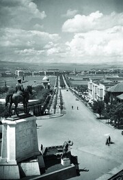 Republic Boulevard from Victory Monument in Ulus Square to Ankara Railway Station, 1937