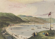 Lambton Harbour, Port Nicholson, Wellington, New Zealand, ca. 1840