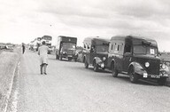 The convoy begins the evacuation exercise from Hull 28 May 1961 (archive ref CD-103) (5)