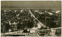 Hamilton at night from the top of the James St. Incline Railway. [193-?]