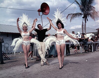 Ringling Circus performers at winter quarters in Sarasota, Florida