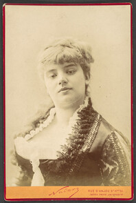 Portrait of actress Sophie Croizette Alexandrine