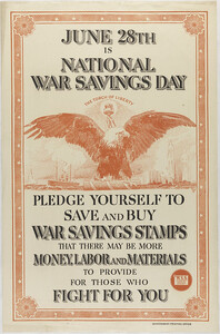 June 28th is National War Savings Day, W.S.S.