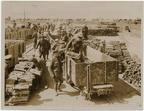 Ammunition loading station, narrow gauge railway