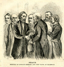 Peace. Meeting of Horace Greeley and Jeff Davis at Richmond