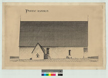 Pernajan kirkko, mittauspiirustus, 1914