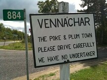 Vennachar Road Sign