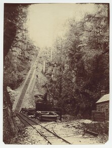Mount Lyell Mine - Foot of the haulage line (1895)