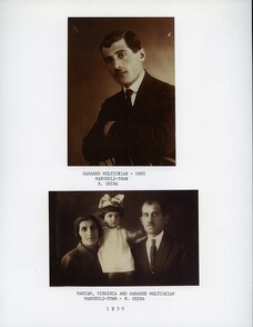 Portraits, Armenian family, Manzhouli, China, c. 1923