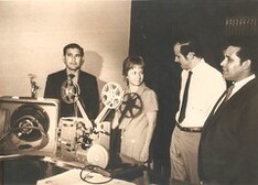 Entrega de equipo moderno de cine sonoro, donado por la embajada de Estados Unidos a la Universidad AutÃ³noma de Sinaloa.