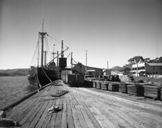Regatta Point Wharf, Copper Stacks, 1952