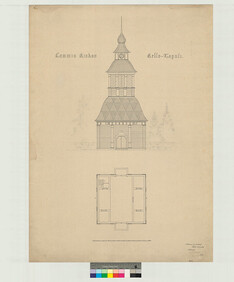Lammin kirkko, mittauspiirustus, 1916