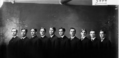 Group portrait of Sigma Chi fraternity 1904
