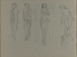 Johann Friedl's sketchbook: female figures