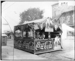 Coca-Cola booth at Oxford Street Fair 1912