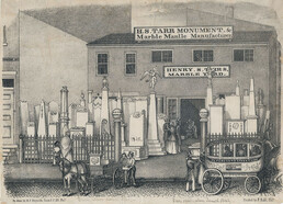 H.S. Tarr monument, &c. marble mantle manufacturer, 1848.