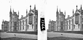 "Modern Gothic church or institutional / ecclesiastical building much battlemented, turretted" is Magee College