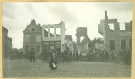 De ruÃ¯nes van Aarschot in september 1914 | Aarschot destroyed, September 1914