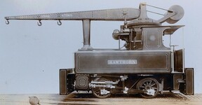 Crane locomotive built in Newcastle upon Tyne