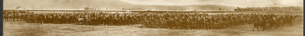 March past by artillery, Valcartier