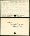 Elisabeth Leonhardt's Nurse Corps Index Card