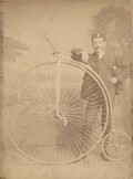 John T Sokell with Penny Farthing 1882 (archive ref DDX1375-1)