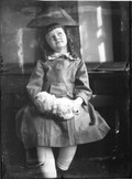 Portrait photograph of a young girl n.d.