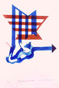 DimensÃ£o de Um Mito        Autor: Anna Bella Geiger Ano: 1970 TÃ©cnica: Calcografia. Ãgua-tinta (14/30) DimensÃ£o: 93cm x 61cm