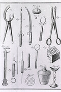 Bloodletting: Various types of instruments used