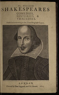 First Folio: Title Page, p. 1