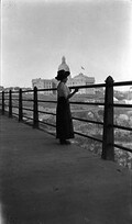 Woman on High Level Bridge, Edmonton