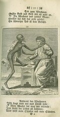 Death dances with a moneylender