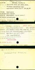 Martha Pringle's Nurse Corps Index Cards