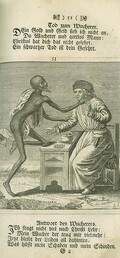 Death dances with a moneylender