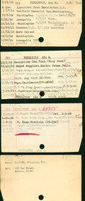 Ada M. Pendleton's Nurse Corps Index Cards