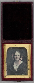 Daguerreotype by Antoine Claudet. Portrait of a  woman.