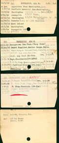 Ada M. Pendleton's Nurse Corps Index Cards