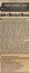 Ã‚bide-i HÃ¼rriyet Mescidi, ÅžiÅŸli, Ä°stanbul