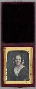 Daguerreotype by Antoine Claudet. Portrait of a  woman.